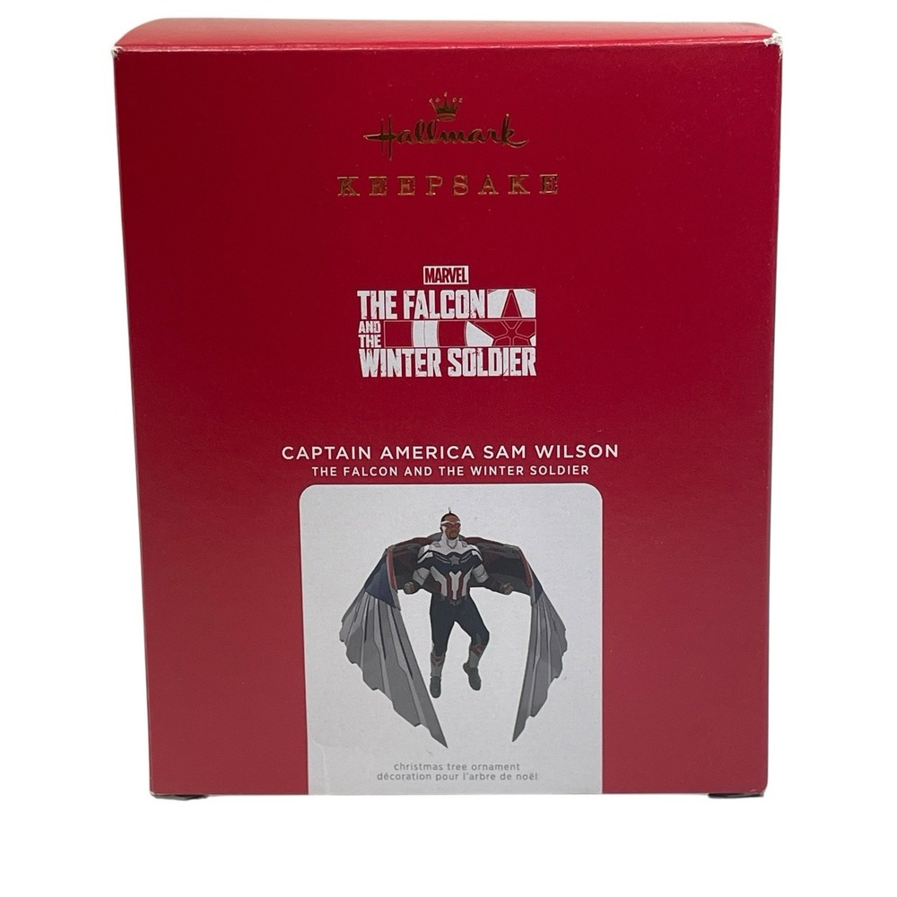 Hallmark Keepsake 2021 Sam Wilson Captain America Ornament Marvel